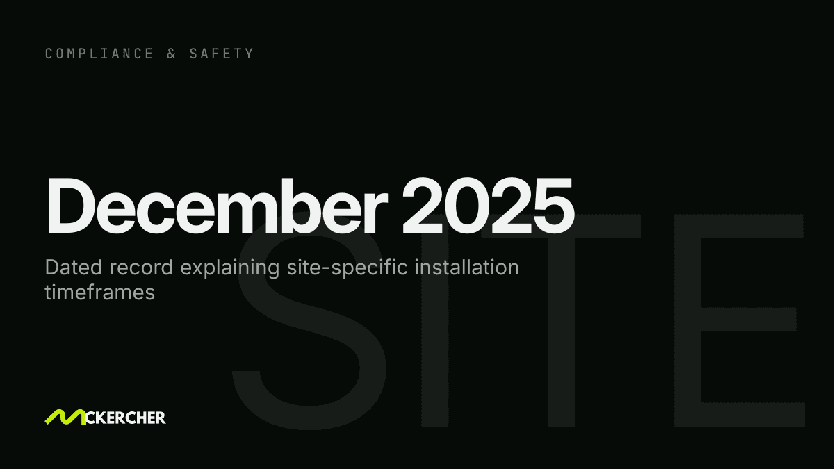PSW Installation Timeframe Refinements